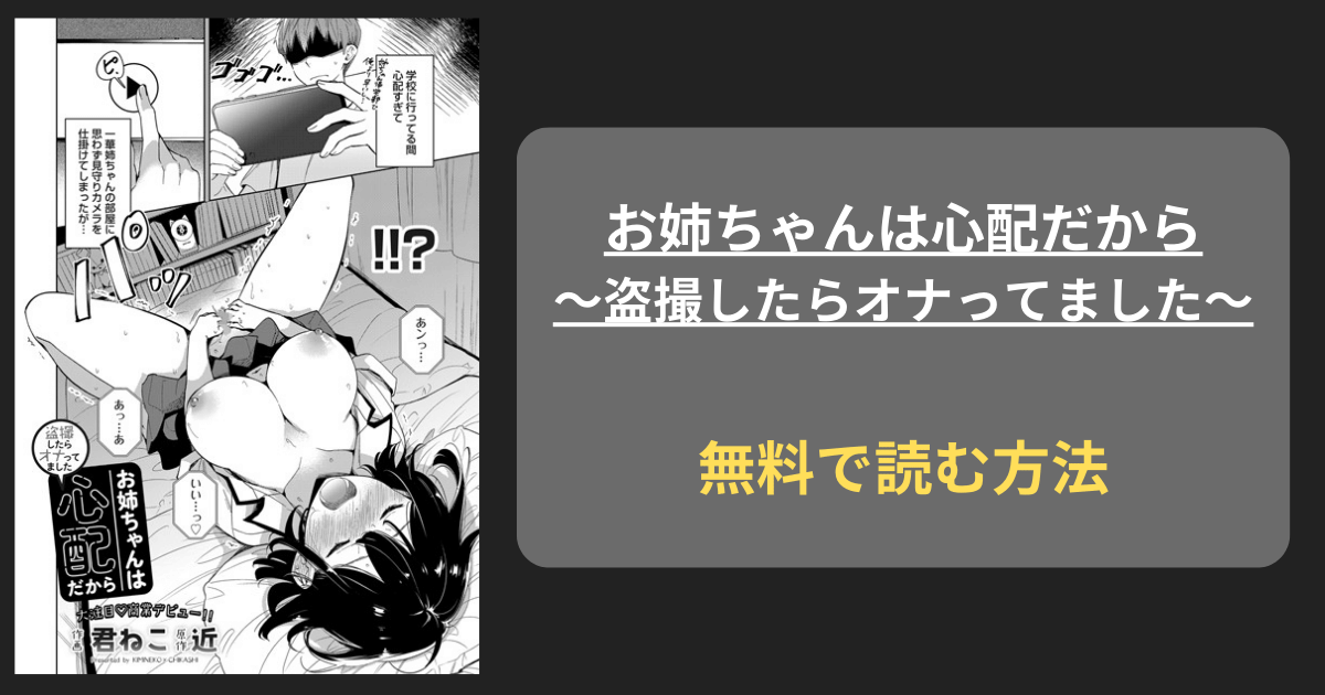 【見られたら死んじゃう】お姉ちゃんは心配だから 盗撮したらオナってました hitomi raw 君ねこ