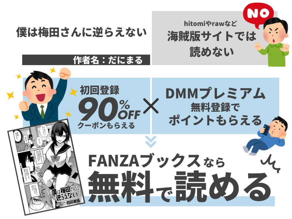 『僕は梅田さんに逆らえない』を無料で読む方法